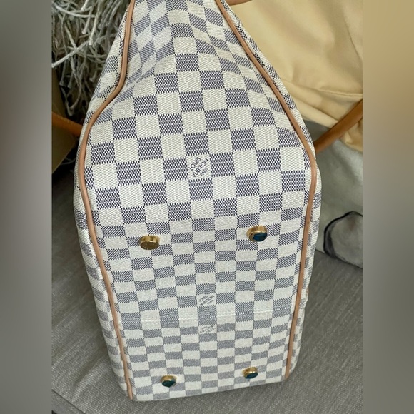 LOUIS VUITTON⭐️FIGHERI GM DAMIER AZUR⭐️STUNNING✨W/LV Box & Dustbag⭐️CA 2192 - Picture 9 of 16